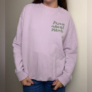 Plans About Plants H&M 100% cotton crewneck size Medium